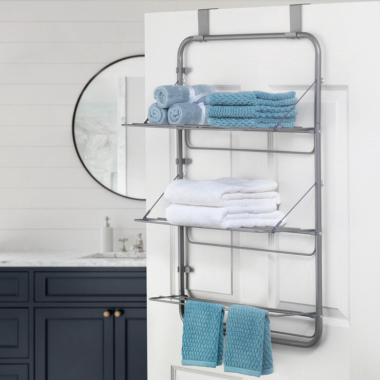 NeatFreak Rejilla de 3 Niveles para Colgar en la Puerta para Secar — Imagen 1 de 4