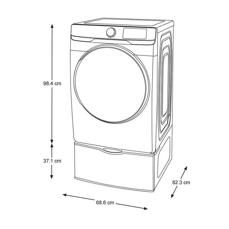 Secadora de gas 24Kg con pedestal Samsung — Imagen 2 de 2