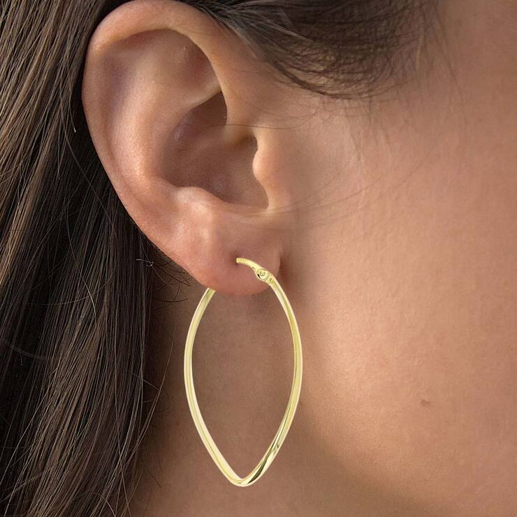 Aretes, Oro Amarillo de 14K — Imagen 2 de 2