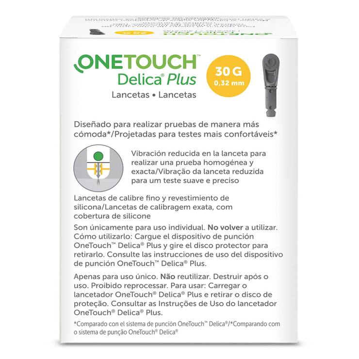 OneTouch Delica Plus 100 Lancetas — Imagen 4 de 4