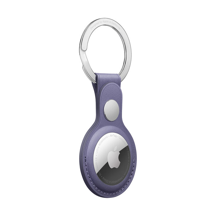 Apple Llavero de Piel para el AirTag Morado — Imagen 2 de 3