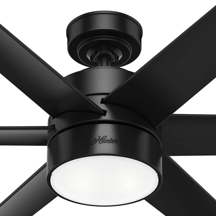 Hunter, Ventilador de Techo Solaria 60" - Negro Mate — Imagen 4 de 4