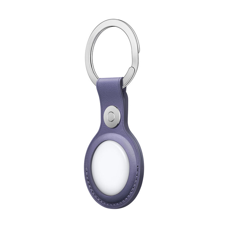 Apple Llavero de Piel para el AirTag Morado — Imagen 3 de 3