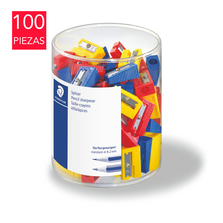 Staedtler Sacapuntas de Plástico 100 piezas 