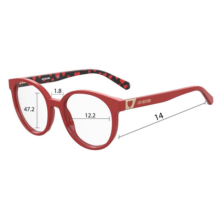 Moschino Love MOL584 Armazón Oftálmico — Imagen 4 de 4