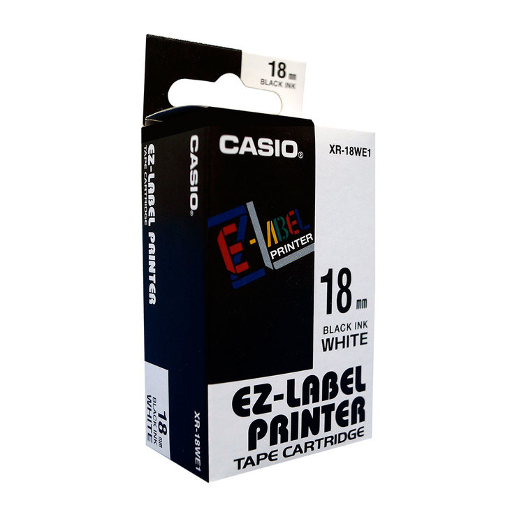 Casio Cintas 18 mm Negro sobre Blanco 2 piezas — Imagen 1 de 2