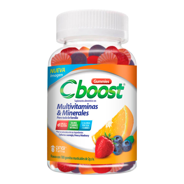 C-boost Multivitaminas y Minerales 180 Gomitas — Imagen 1 de 2