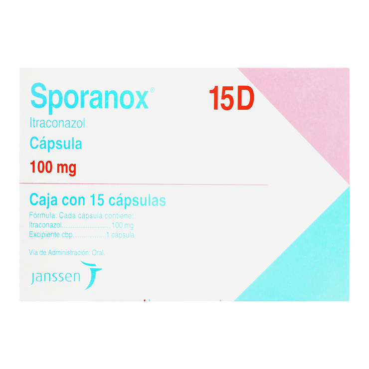 Sporanox 100mg 15 Cápsulas — Imagen 1 de 2