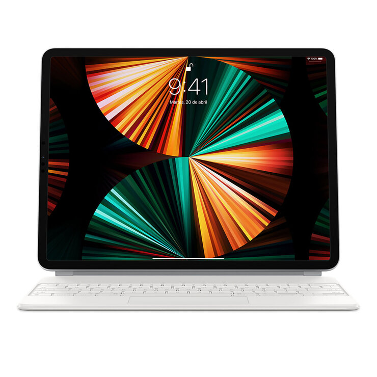 Magic Keyboard para el iPad Pro de 12.9 pulgadas (quinta generación) - Español (América Latina) Blanco — Imagen 1 de 4