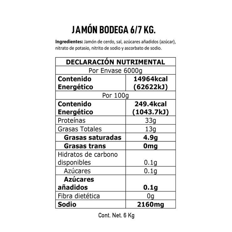 Jamón Serrano Villar máximo 6kg — Imagen 3 de 3