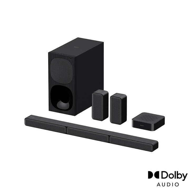 Sony HT-S40R Sistema de teatro en casa de 5.1 canales con altavoces traseros inalámbricos  — Imagen 1 de 4