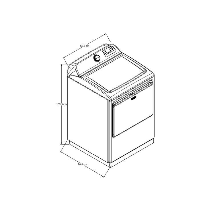 Secadora de gas 28Kg Carga Superior Maytag — Imagen 2 de 4