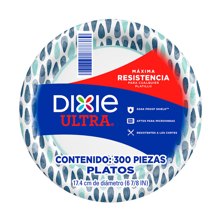 Dixie Ultra Platos de Papel 300 pzas de 17.4 cm — Imagen 3 de 3