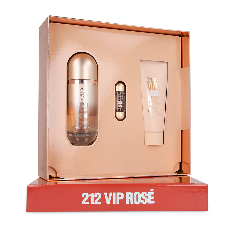 Carolina Herrera 212 VIP Rose Set 3 pzas — Imagen 1 de 3