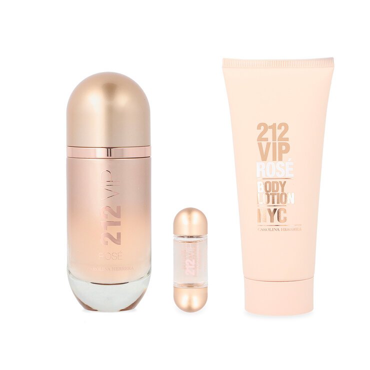 Carolina Herrera 212 VIP Rose Set 3 pzas — Imagen 3 de 3