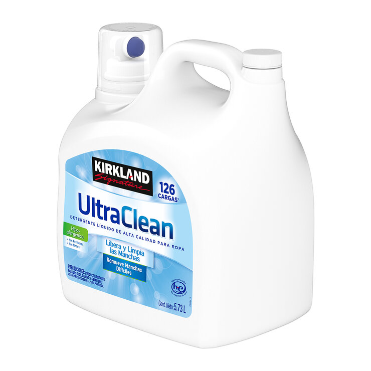 Kirkland Signature Ultra Clean Detergente Líquido sin Aromatizante 5.73 L — Imagen 2 de 4