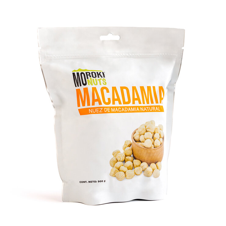 Moroki Nuts Nuez de Macadamia Natural 908 g — Imagen 3 de 4