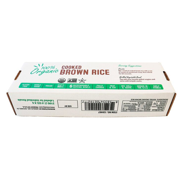 Minsley Arroz Orgánico 6 pzas de 210 g  — Imagen 2 de 3