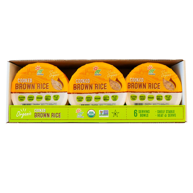 Minsley Arroz Orgánico 6 pzas de 210 g  — Imagen 1 de 3