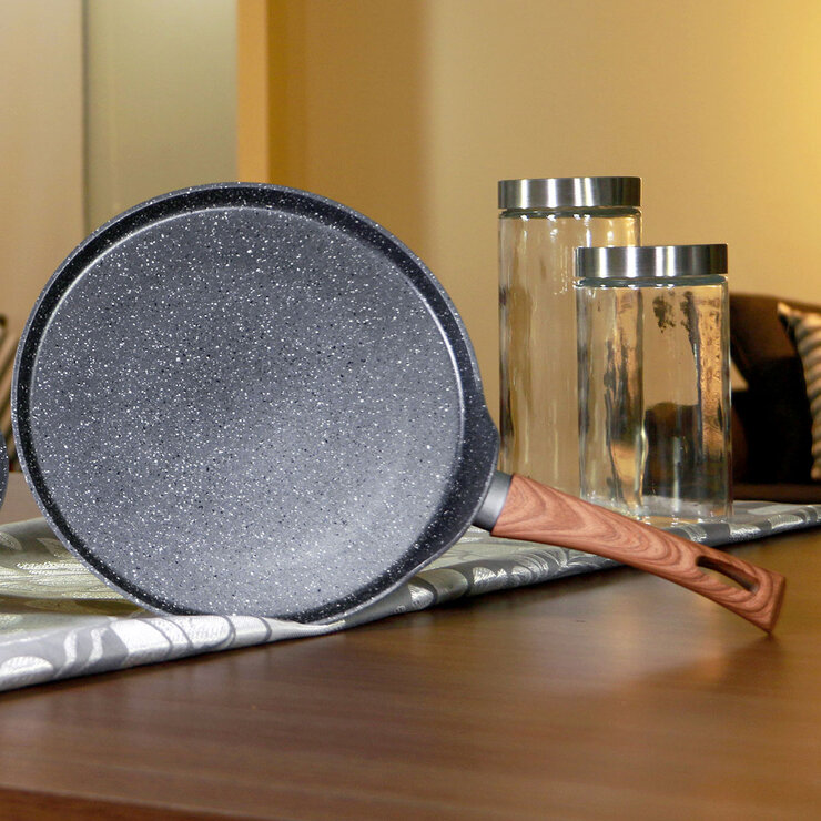Westinghouse, Crepera Gris con Madera de 32cm — Imagen 1 de 4