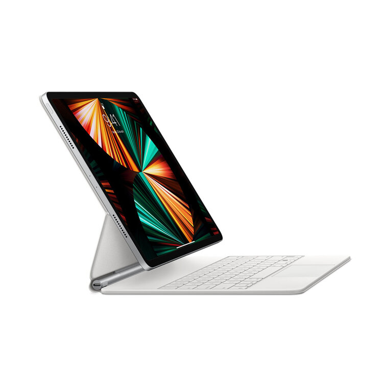 Magic Keyboard para el iPad Pro de 12.9 pulgadas (quinta generación) - Español (América Latina) Blanco — Imagen 4 de 4
