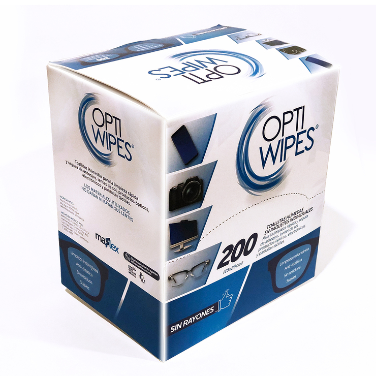 Optiwipes Toallitas Húmedas en Paquetes Individuales — Imagen 2 de 2