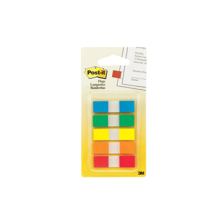 Post-it Banderitas Adhesivas de 5 Colores 