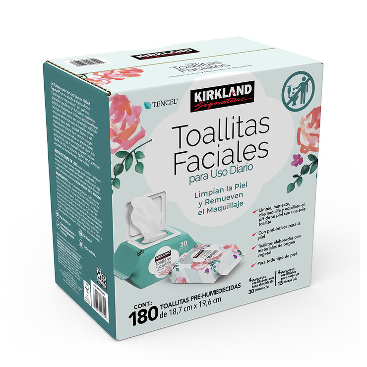 Kirkland Signature Toallitas Faciales 180 pzas — Imagen 2 de 3