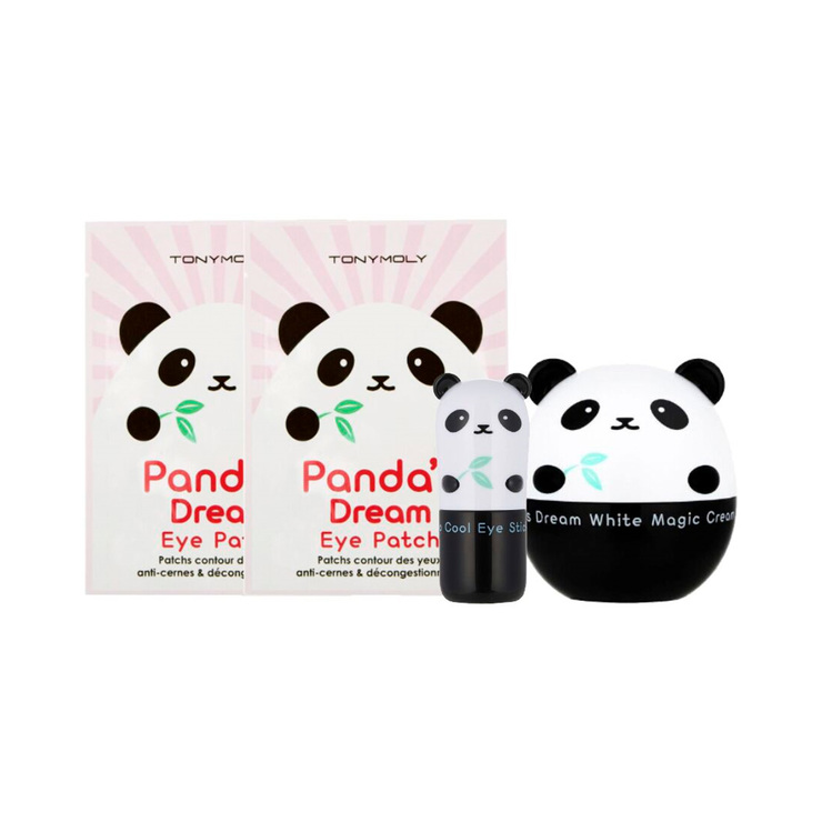 Tratamiento facial y de contorno de ojos, Tony Moly, 4 piezas