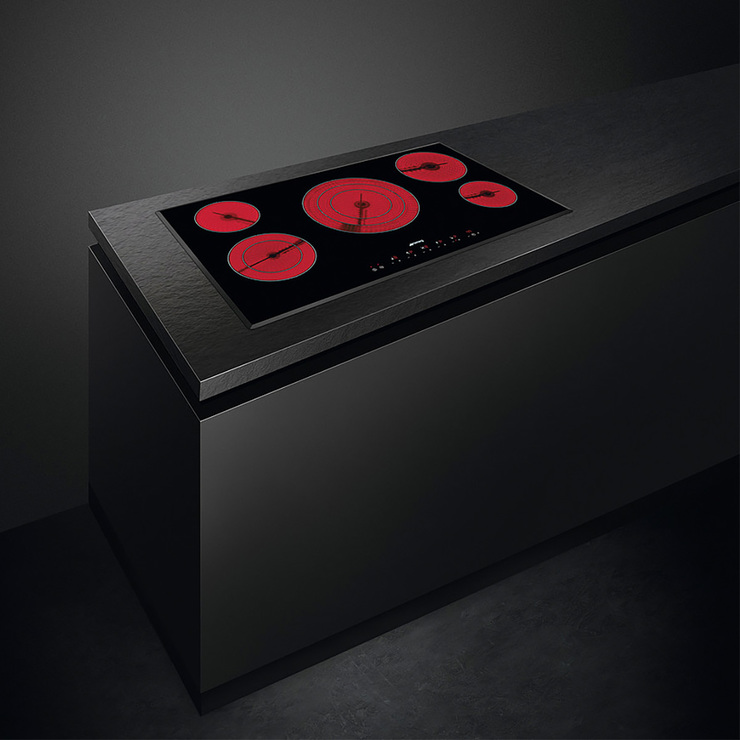 Parrilla eléctrica 5 quemadores 90cm Smeg — Imagen 3 de 3