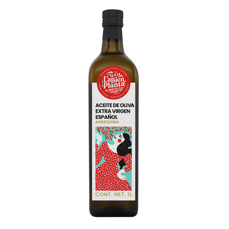 La Bien Planta Aceite de Oliva Extra Virgen Español Arbequina 1 L — Imagen 1 de 4
