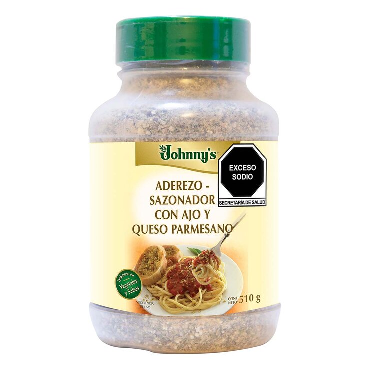 Johnny's Aderezo Sazonador con Ajo y Queso Parmesano 510 g  — Imagen 1 de 3