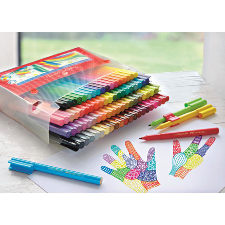 Faber-Castell Maletín con 80 Plumones Connector Pen — Imagen 2 de 3