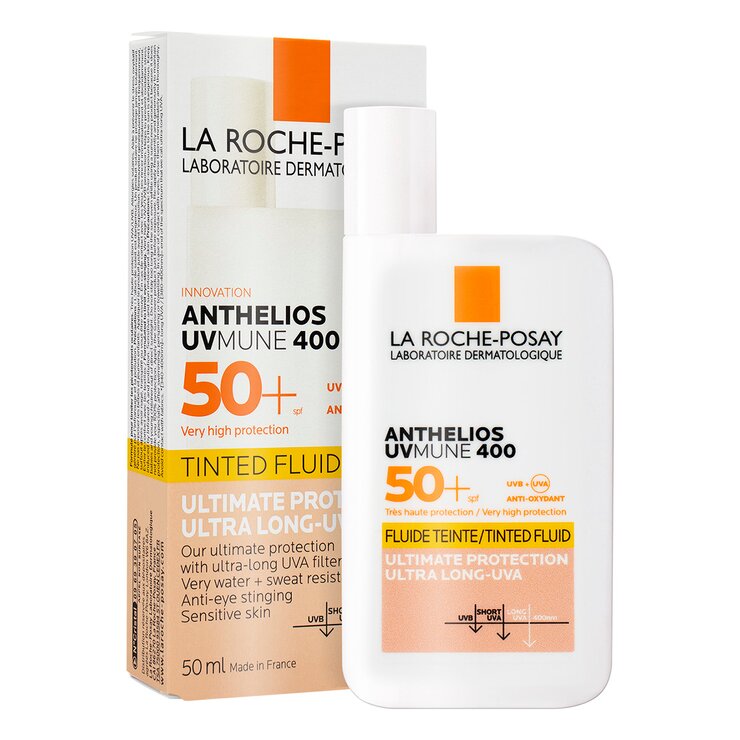 La Roche Posay Anthelios UV Mune 400 Fluido Con Color FPS50+ 50ml — Imagen 1 de 3