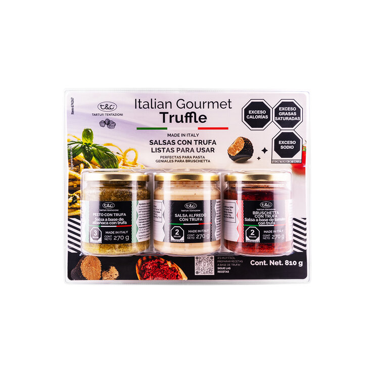 Italian Gourmet Truffle Salsas con Trufa 3 pzas de 270 g — Imagen 1 de 3