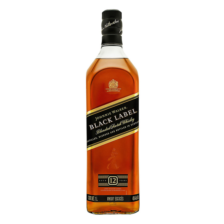 Whisky Johnnie Walker Black Label 1L — Imagen 1 de 4