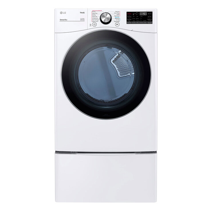 Secadora de gas 22Kg con pedestal carga frontal LG — Imagen 1 de 4