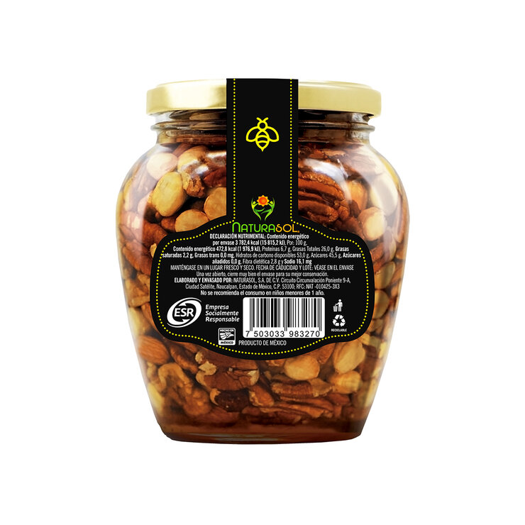 Naturasol Miel De Abeja con Nueces 800 g — Imagen 2 de 3