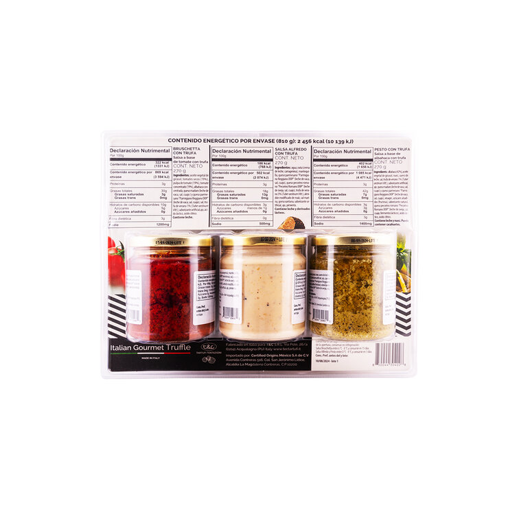 Italian Gourmet Truffle Salsas con Trufa 3 pzas de 270 g — Imagen 2 de 3