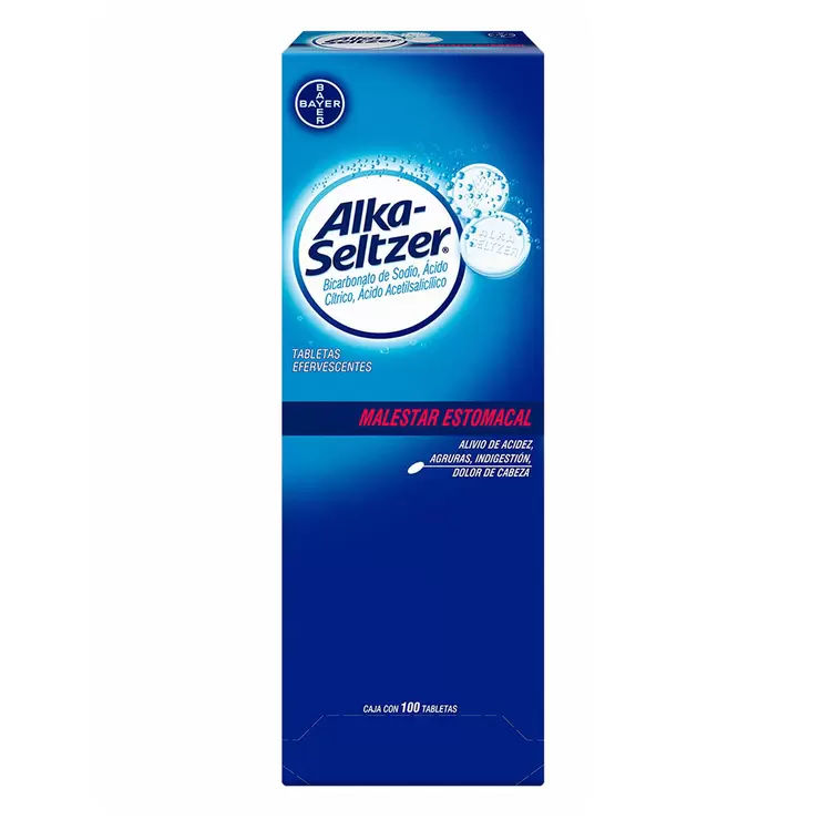 Alka Seltzer 100 Tabletas Efervescentes — Imagen 3 de 3