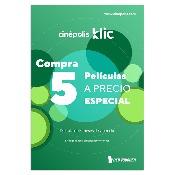 Cinépolis KLIC, 5 compras de películas