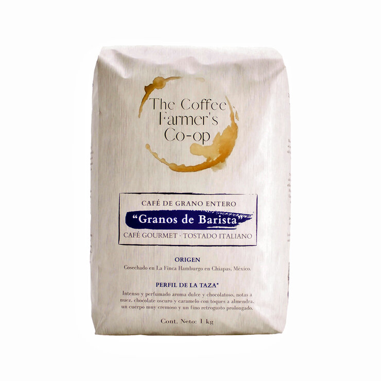 The Coffee Farmer's Co-op Café Gourmet Granos de Barista Tostado Italiano Grano Entero 1 kg — Imagen 1 de 4