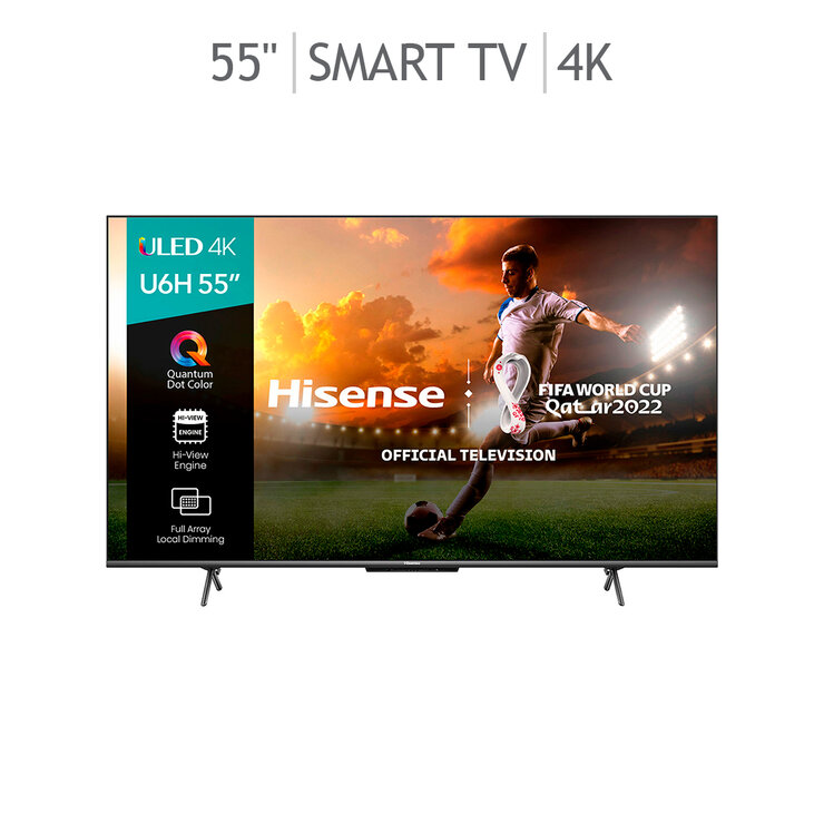 Hisense Pantalla 55" ULED 4K UHD Smart TV — Imagen 1 de 4