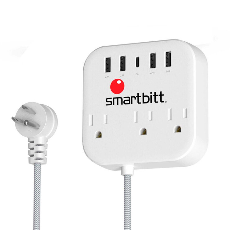 Smartbitt Multicontacto Portátil SBSS-B3-5U