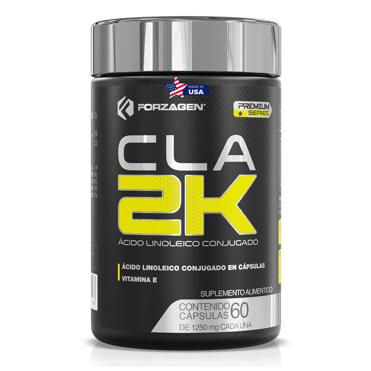 Forzagen Premium CLA-2K Ácido Linoleico Conjugado y Vitamina E Frasco con 60 Capsulas de 1250mg c/u — Imagen 1 de 4