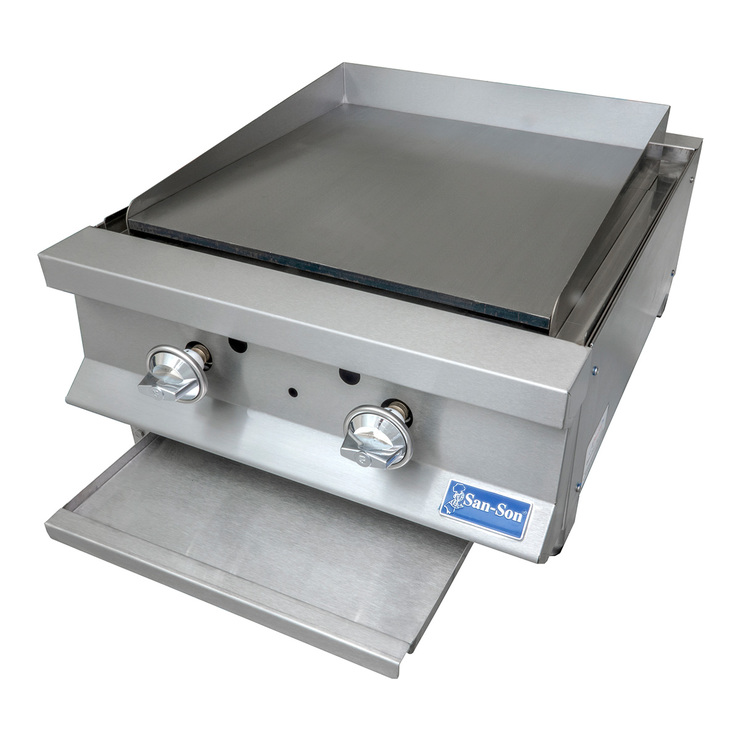 Plancha profesional San Son de 24", acero inoxidable  — Imagen 3 de 4