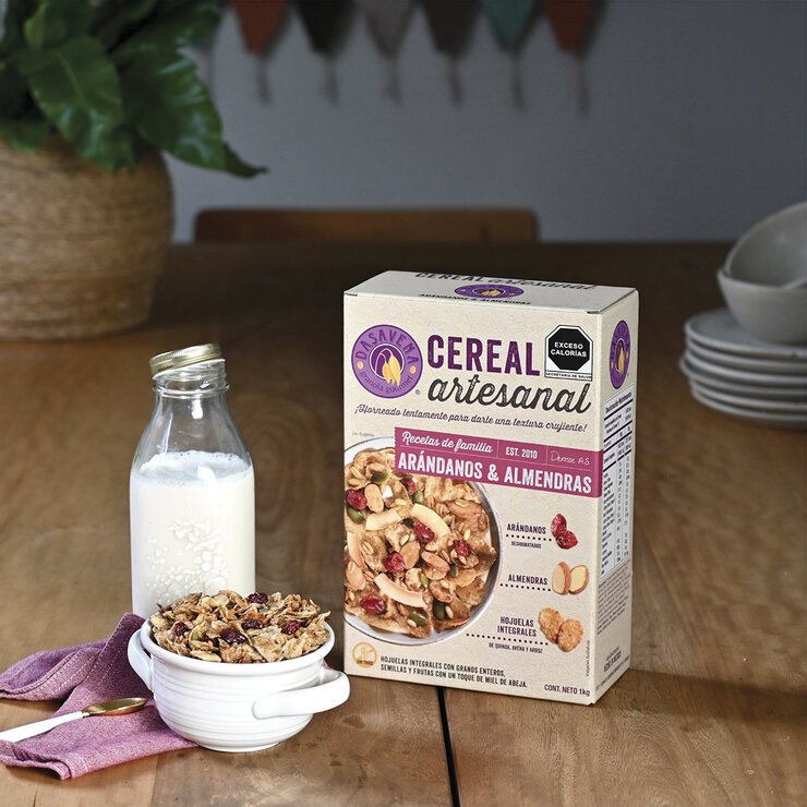 Dasavena Cereal Artesanal Arándanos & Almendras 1 kg — Imagen 2 de 4