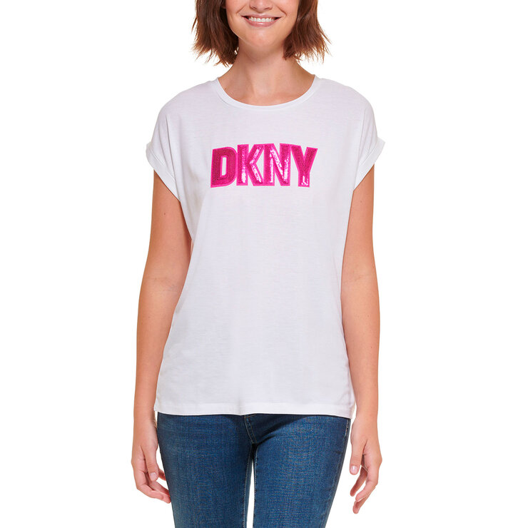 DKNY Playera para Dama Varias Tallas y Colores — Imagen 1 de 4