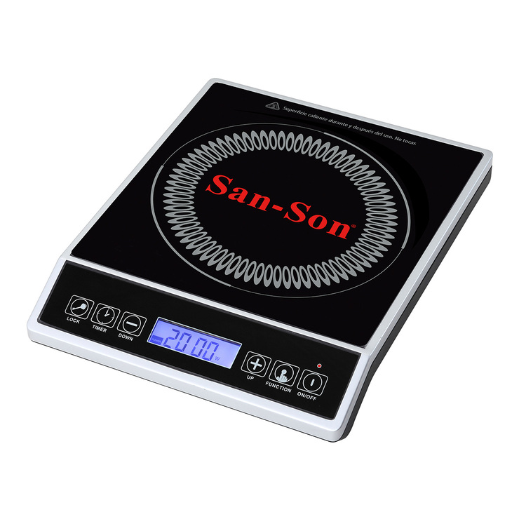 Parrilla de inducción San-Son, color negro INDUSTYLE — Imagen 2 de 3