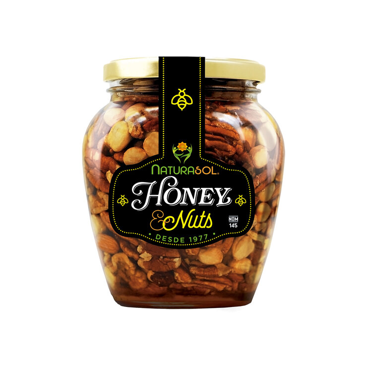 Naturasol Miel De Abeja con Nueces 800 g — Imagen 1 de 3